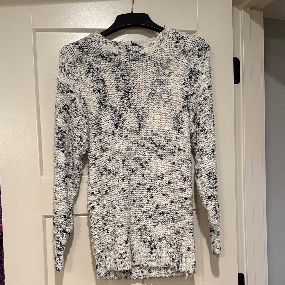 Chic Monochrome Knit Sweater